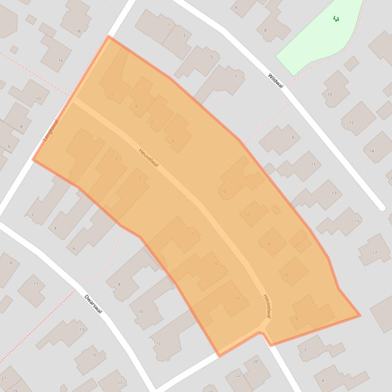 Kaart van postcodegebied 5509KE.