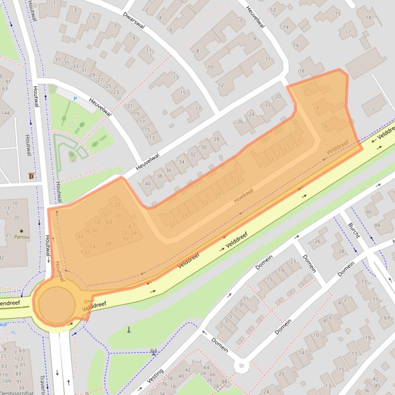 Kaart van postcodegebied 5509KJ.