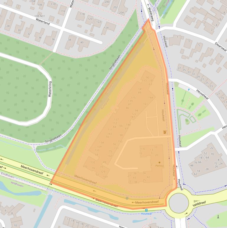 Kaart van postcodegebied 5509KK.