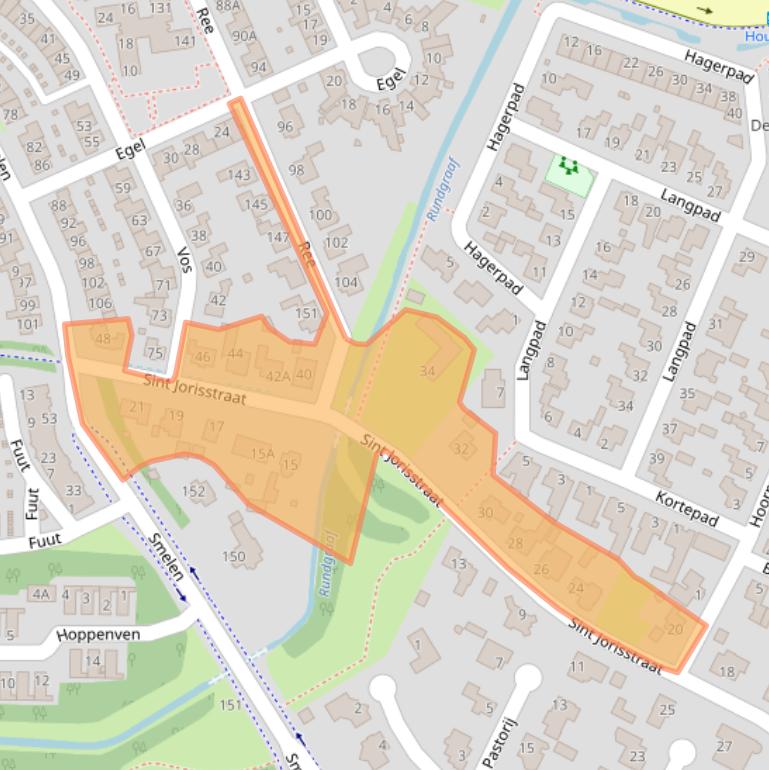 Kaart van postcodegebied 5509LA.