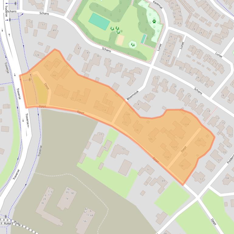 Kaart van postcodegebied 5509LH.
