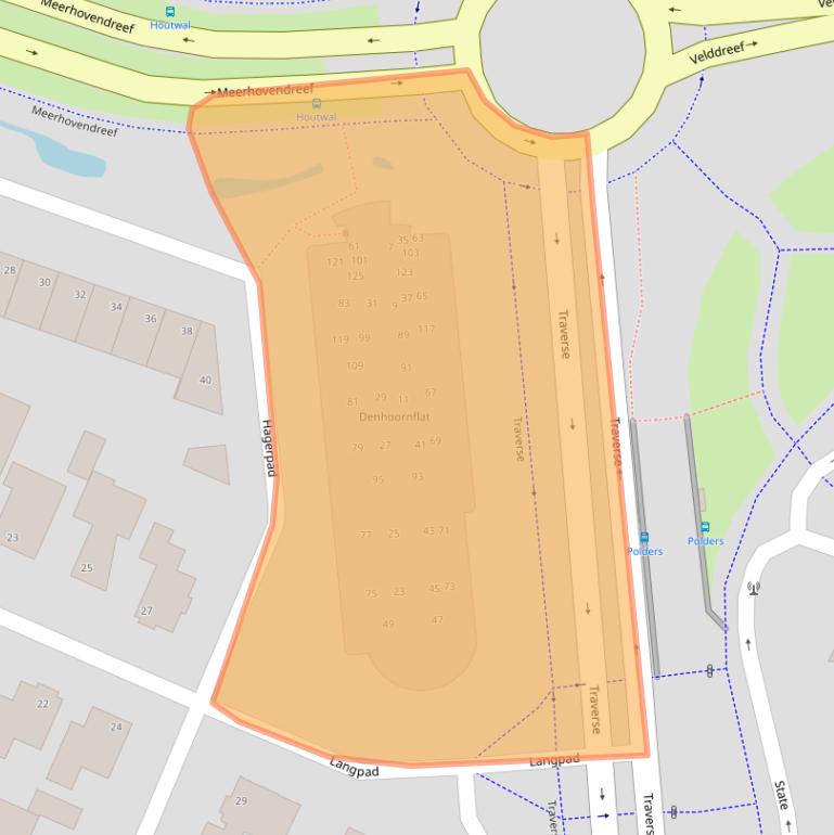 Kaart van postcodegebied 5509LT.