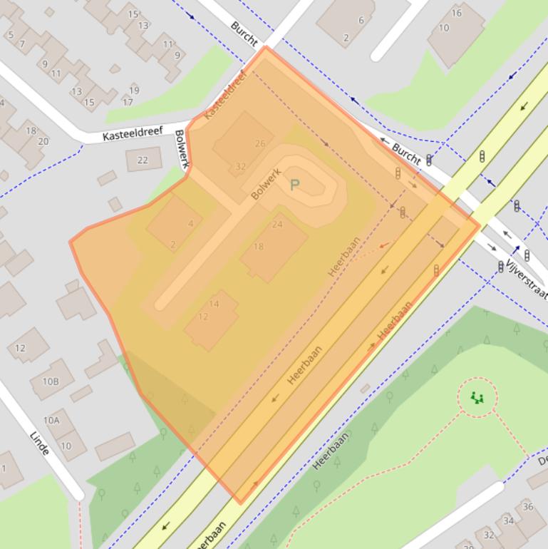 Kaart van postcodegebied 5509MH.
