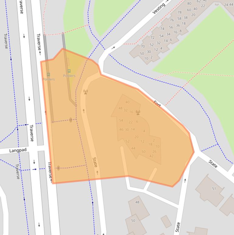 Kaart van postcodegebied 5509MP.