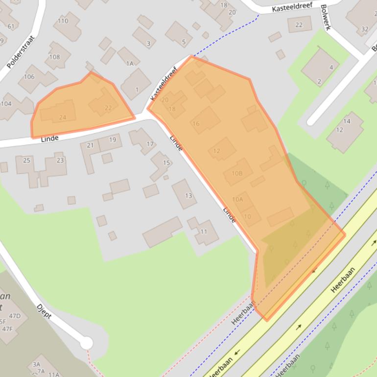 Kaart van postcodegebied 5509NG.