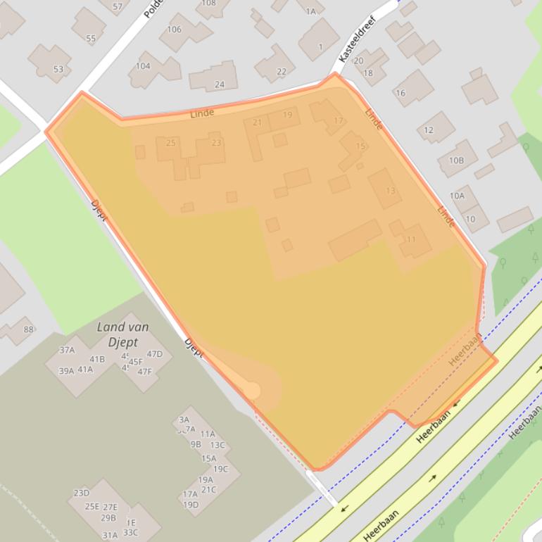 Kaart van postcodegebied 5509NH.