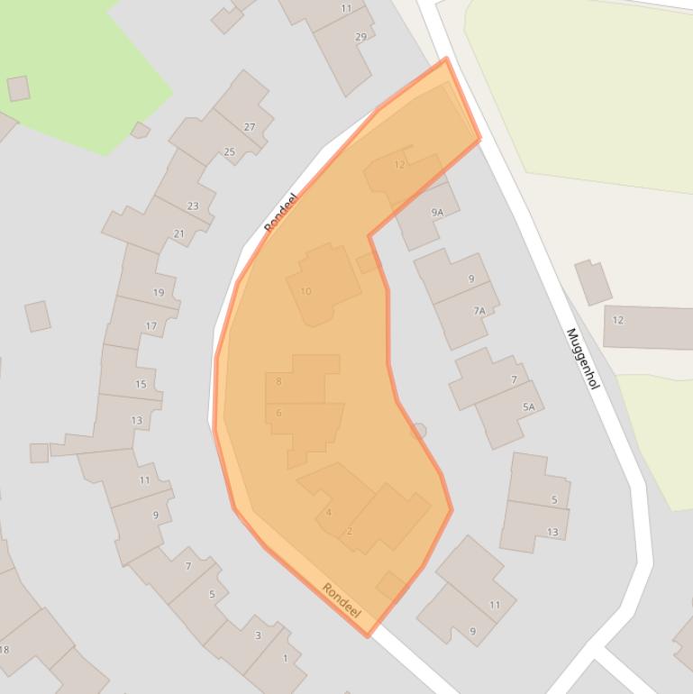 Kaart van postcodegebied 5509NL.