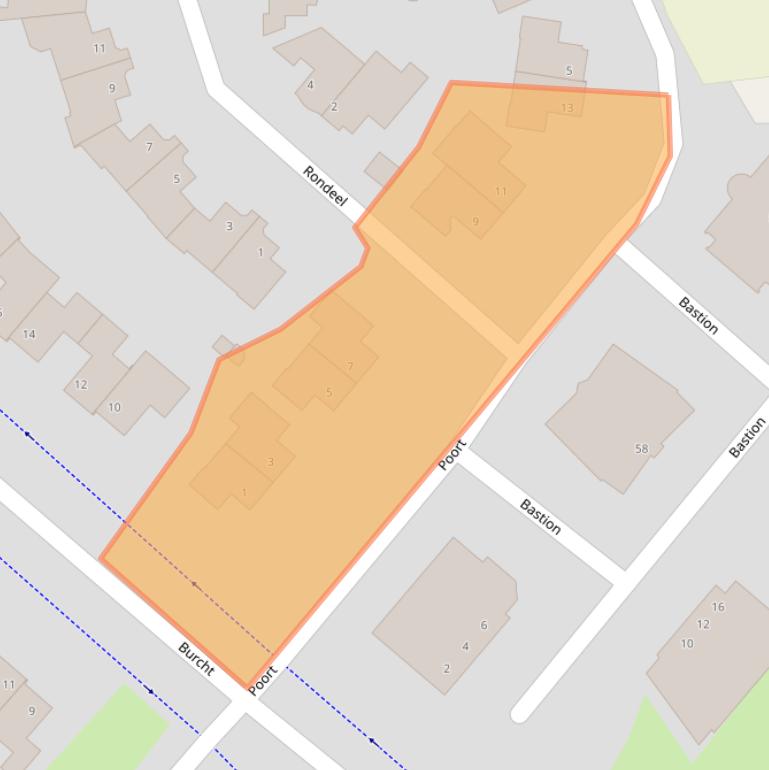 Kaart van postcodegebied 5509NS.