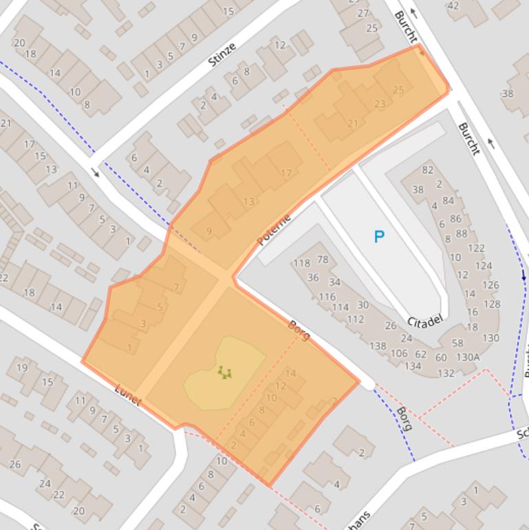 Kaart van postcodegebied 5509NT.