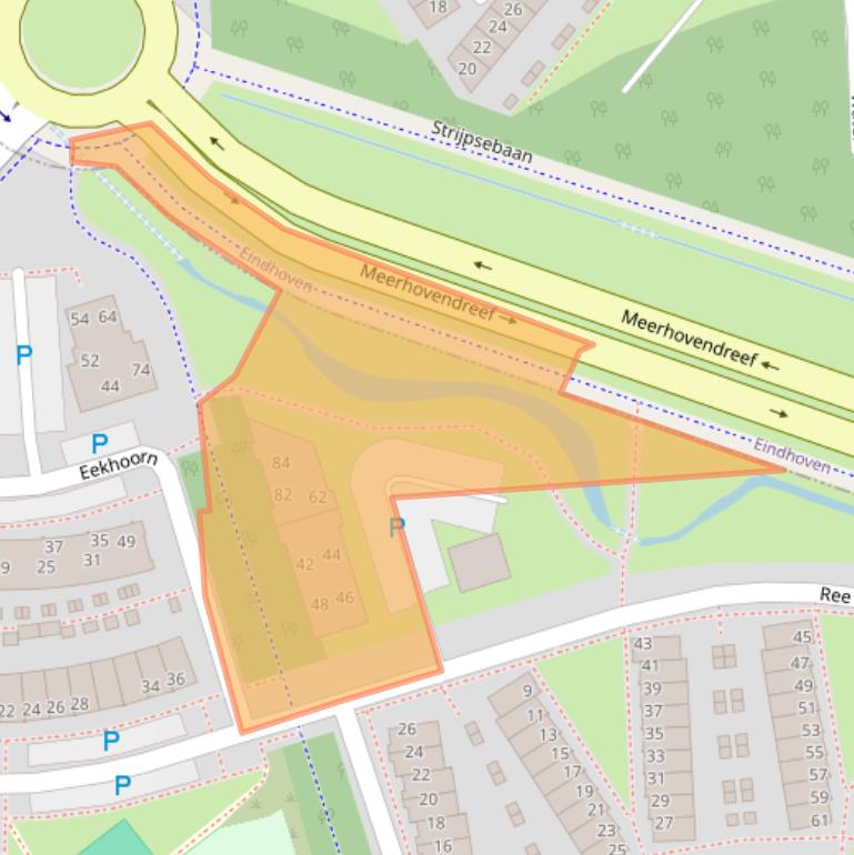 Kaart van postcodegebied 5509RD.