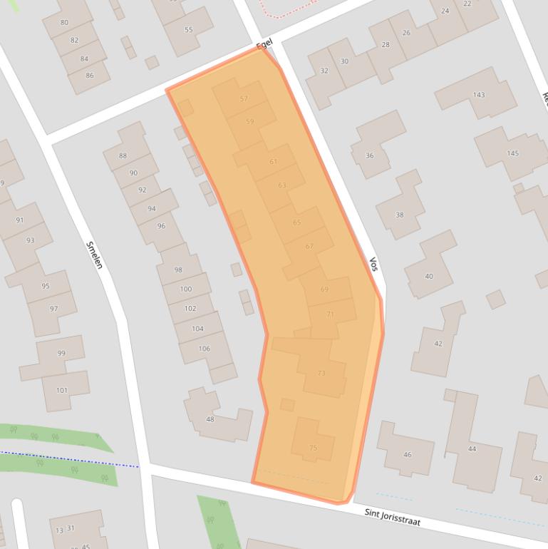 Kaart van postcodegebied 5509RH.