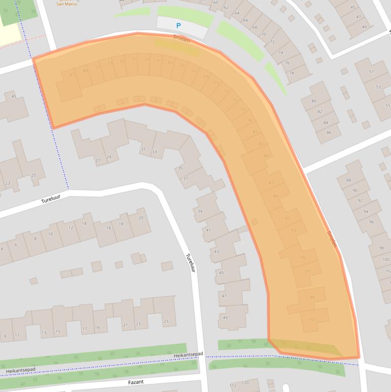 Kaart van postcodegebied 5509RK.