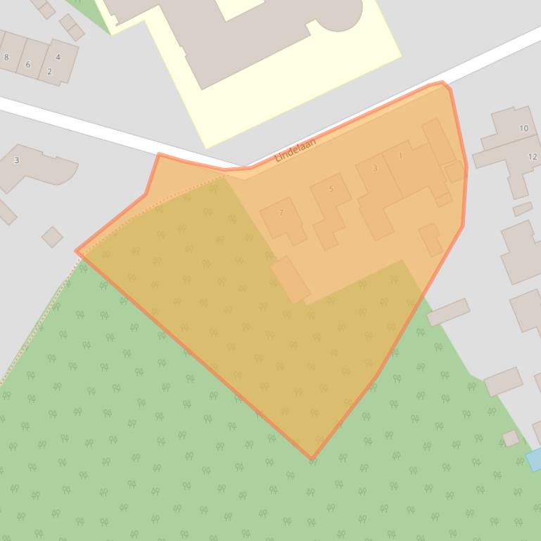 Kaart van postcodegebied 5511AH.