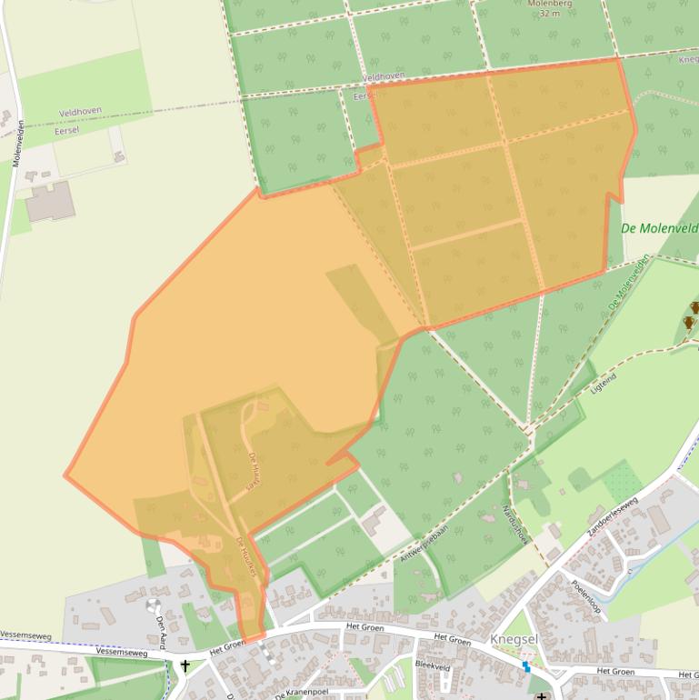 Kaart van postcodegebied 5511KC.