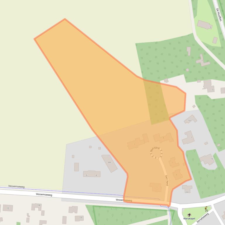 Kaart van postcodegebied 5511NB.