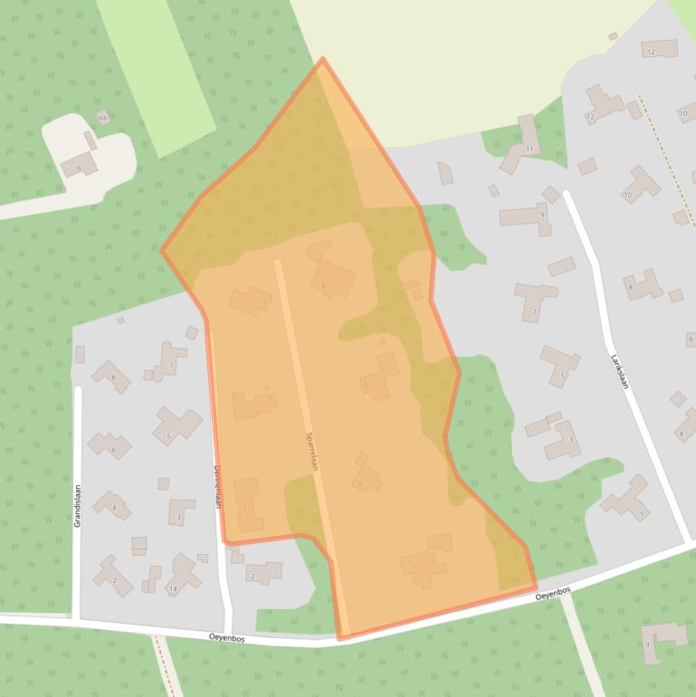 Kaart van postcodegebied 5511PE.