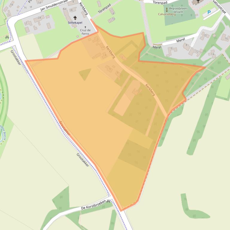 Kaart van postcodegebied 5512AD.