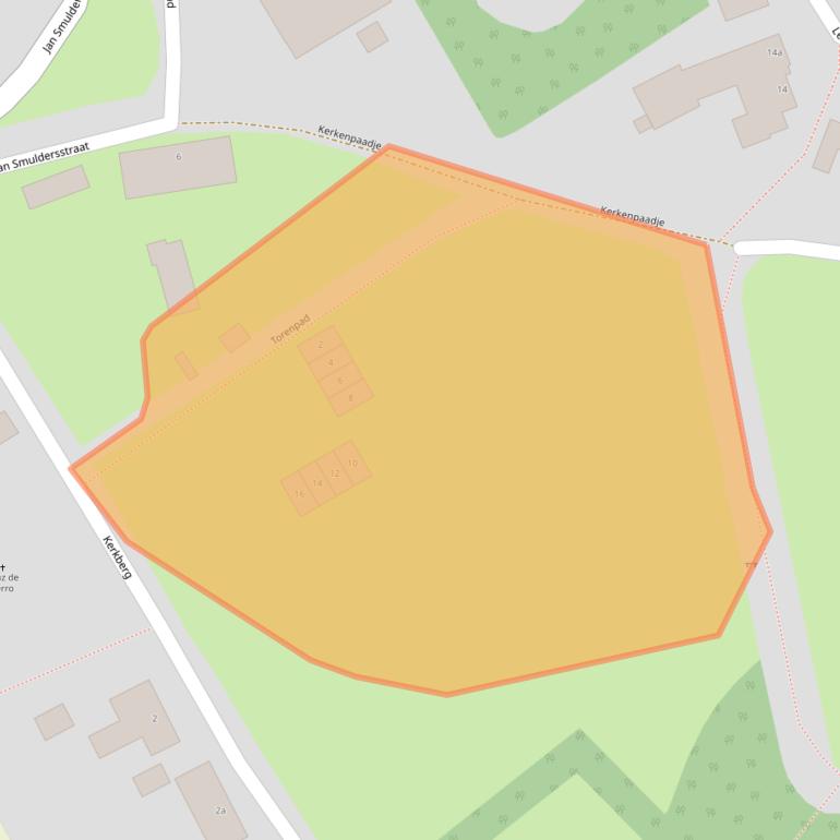 Kaart van postcodegebied 5512AG.