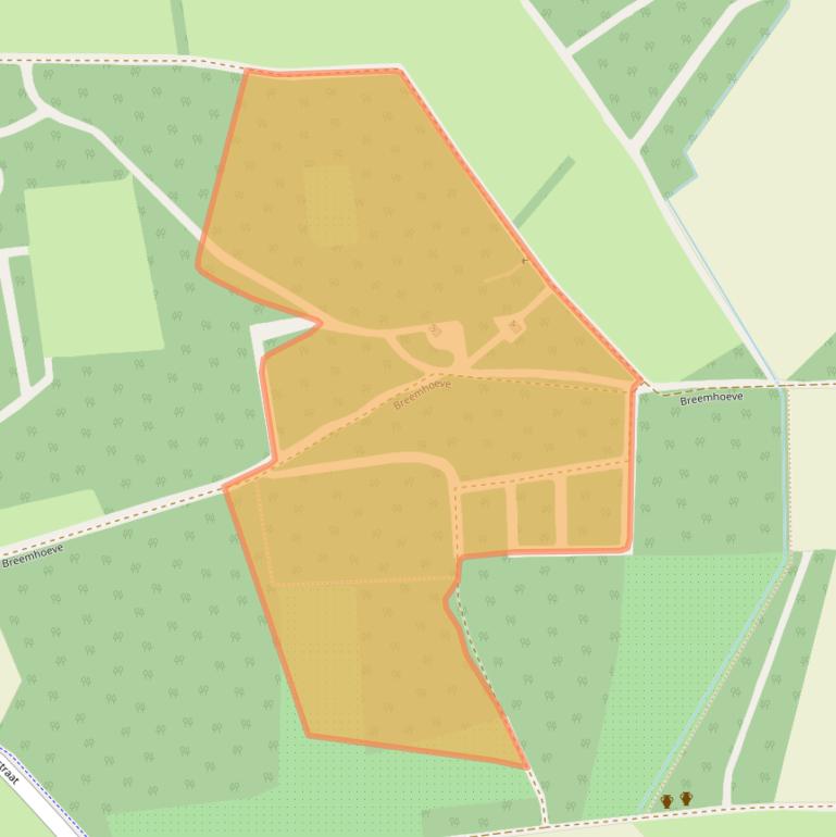 Kaart van postcodegebied 5512NS.
