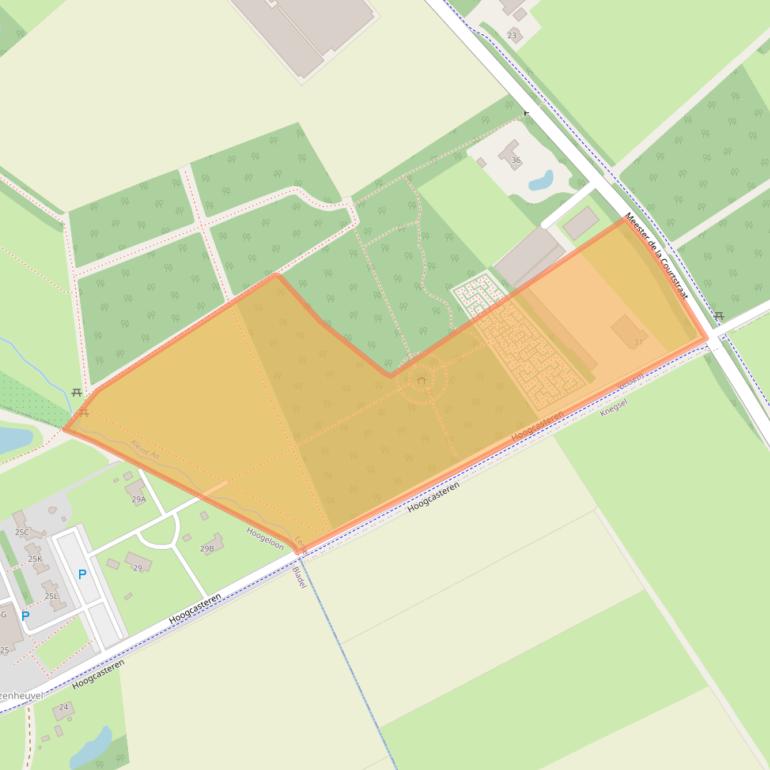 Kaart van postcodegebied 5512RB.