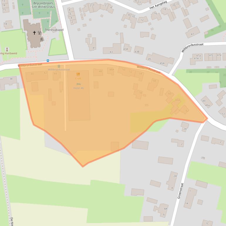 Kaart van postcodegebied 5513AZ.