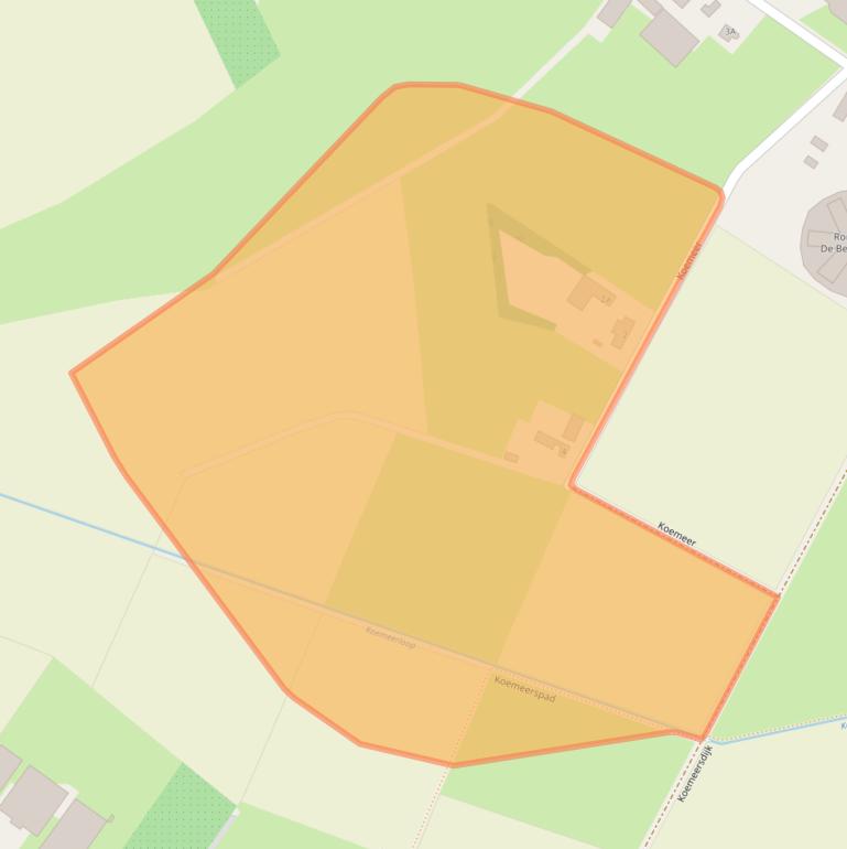 Kaart van postcodegebied 5513NS.
