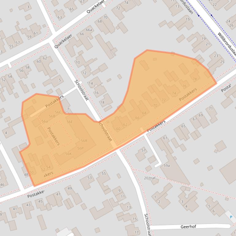 Kaart van postcodegebied 5521AV.