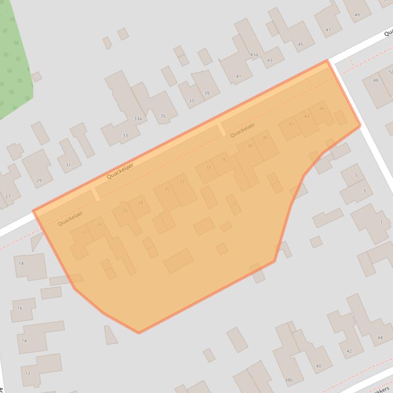 Kaart van postcodegebied 5521BE.