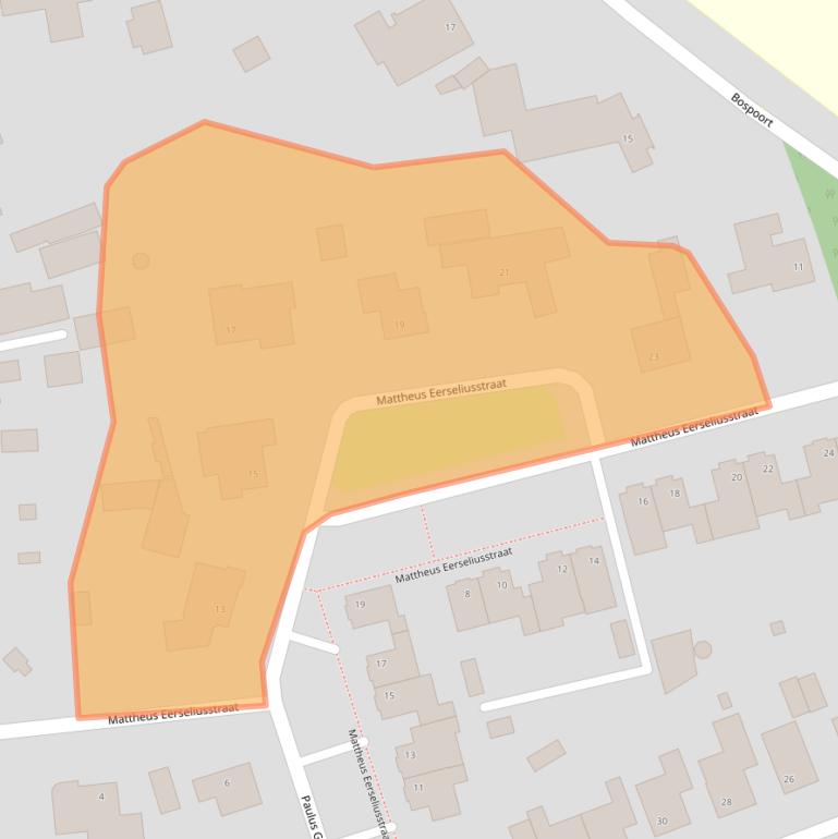 Kaart van postcodegebied 5521CH.
