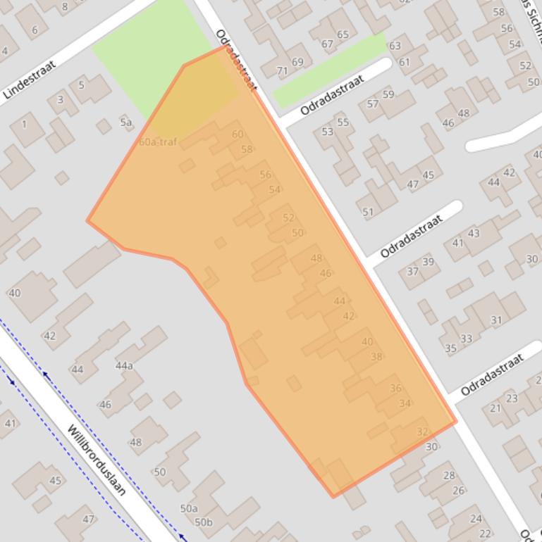 Kaart van postcodegebied 5521CT.