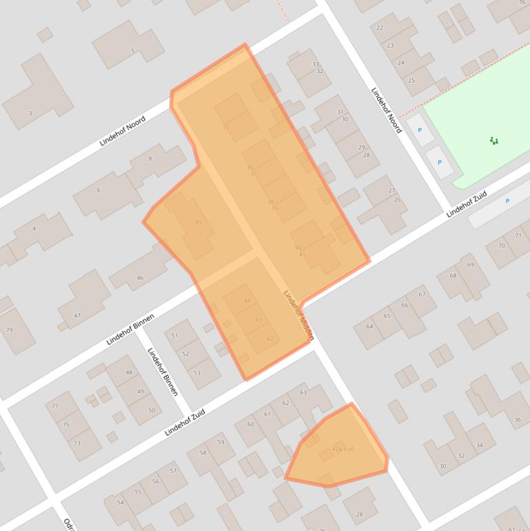 Kaart van postcodegebied 5521EC.