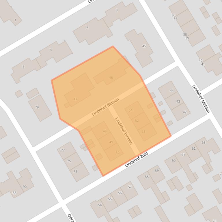 Kaart van postcodegebied 5521ED.