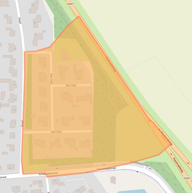 Kaart van postcodegebied 5521HC.