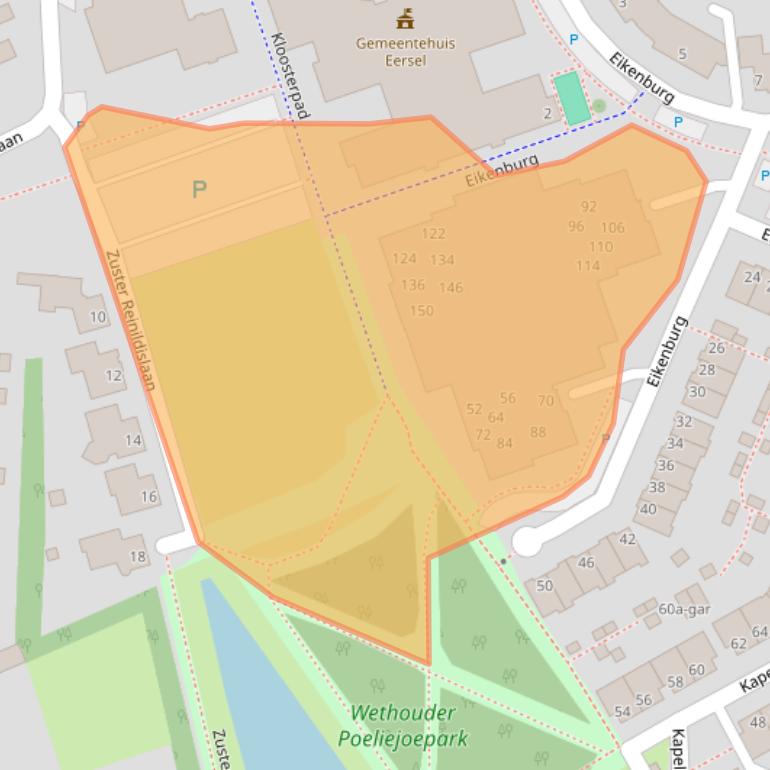 Kaart van postcodegebied 5521HW.