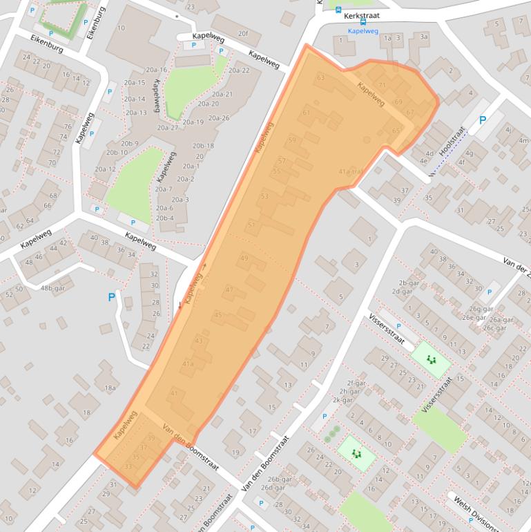 Kaart van postcodegebied 5521JH.