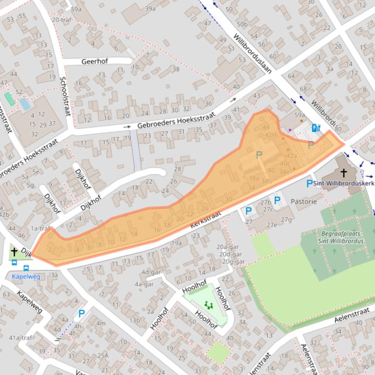 Kaart van postcodegebied 5521JL.