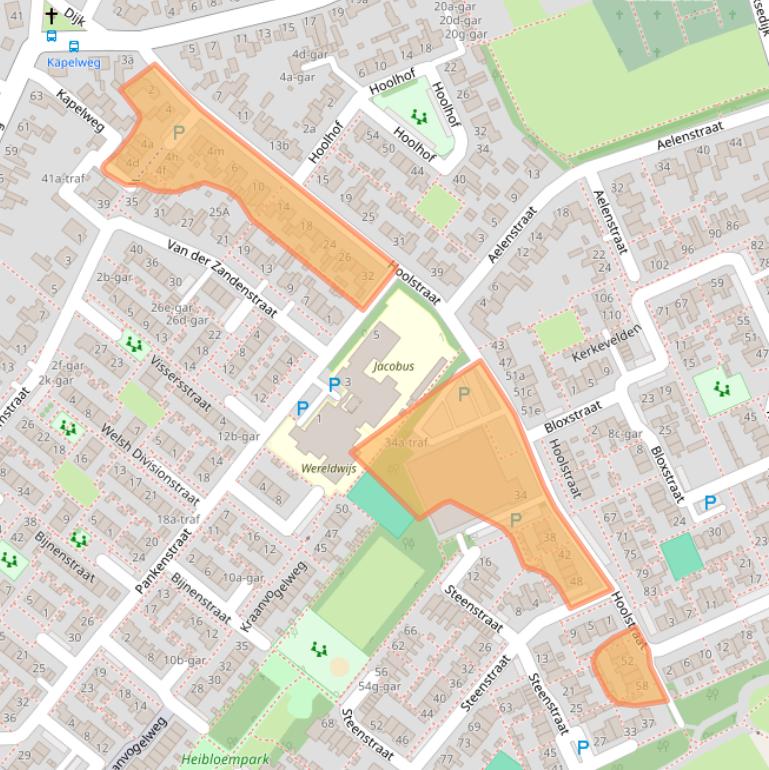 Kaart van postcodegebied 5521JN.