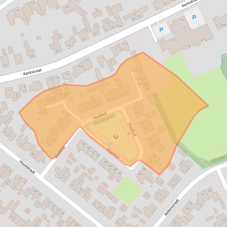 Kaart van postcodegebied 5521JR.