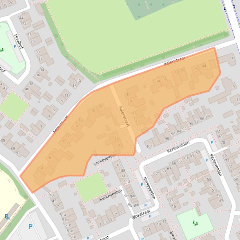 Kaart van postcodegebied 5521JV.