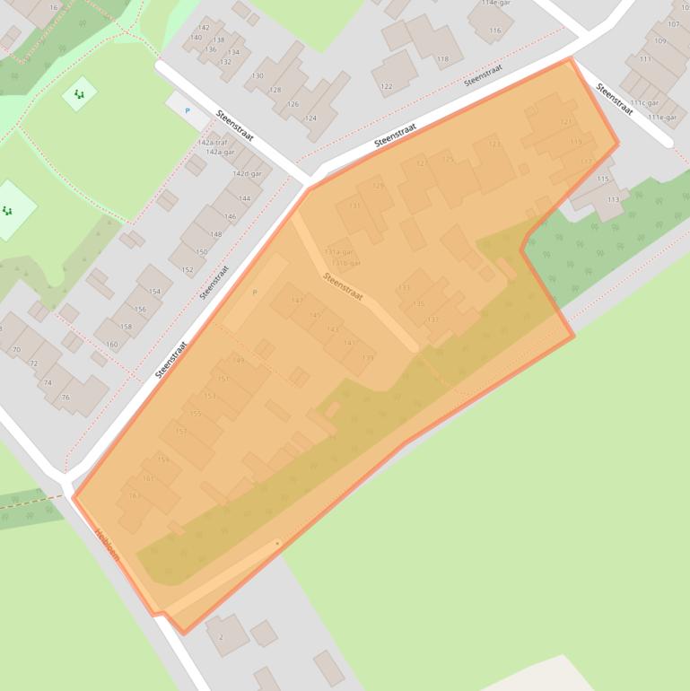 Kaart van postcodegebied 5521KS.