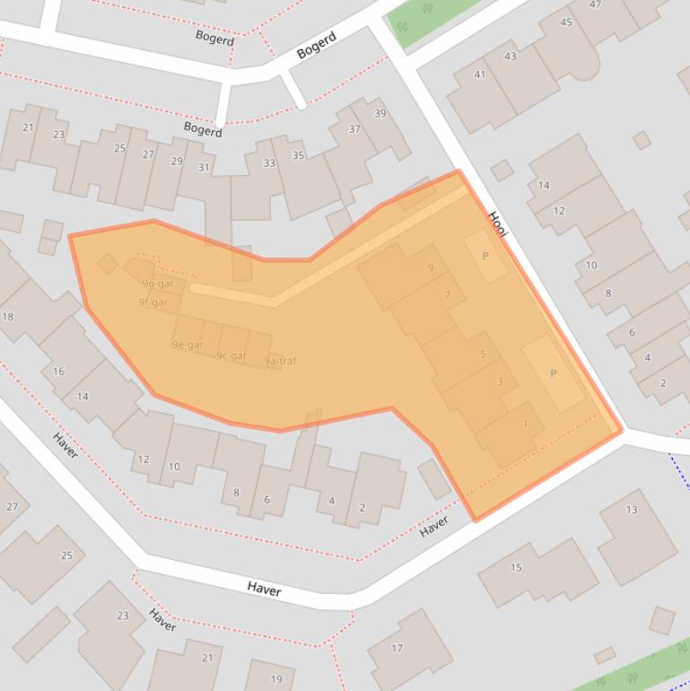 Kaart van postcodegebied 5521MN.