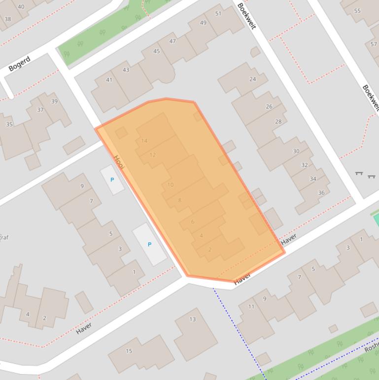 Kaart van postcodegebied 5521MP.