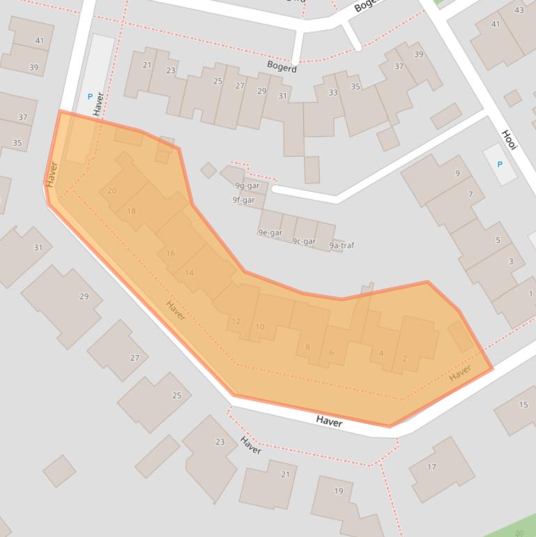 Kaart van postcodegebied 5521MR.