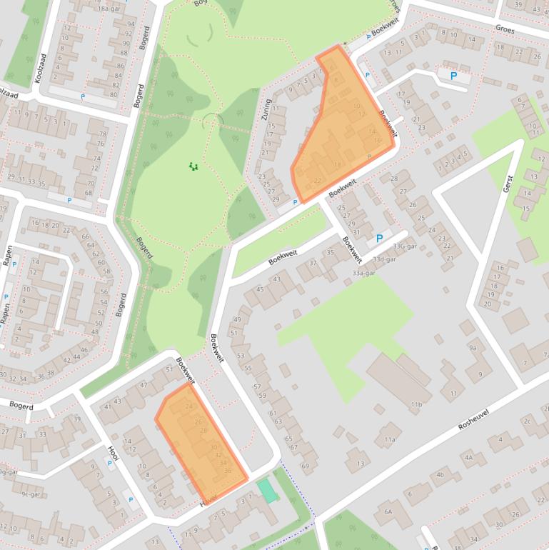 Kaart van postcodegebied 5521MZ.