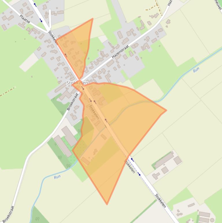 Kaart van postcodegebied 5521NC.