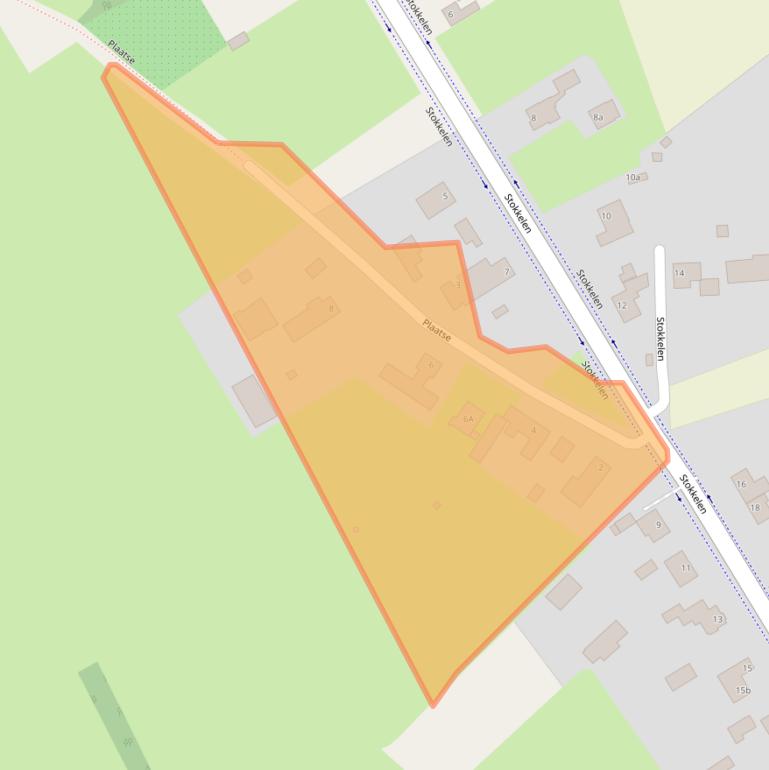 Kaart van postcodegebied 5521NE.