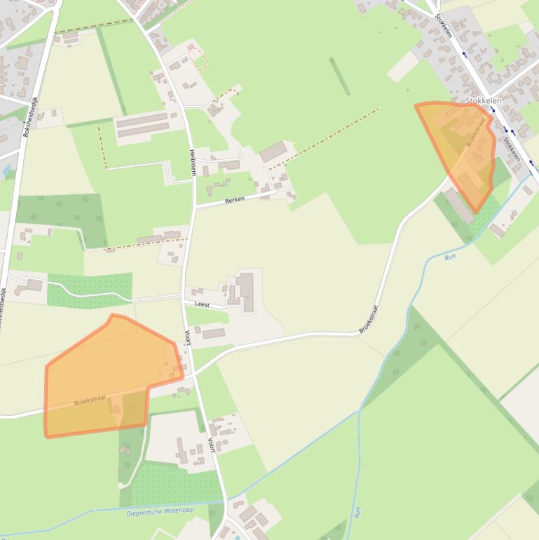 Kaart van postcodegebied 5521NG.