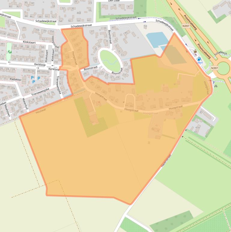 Kaart van postcodegebied 5521NK.