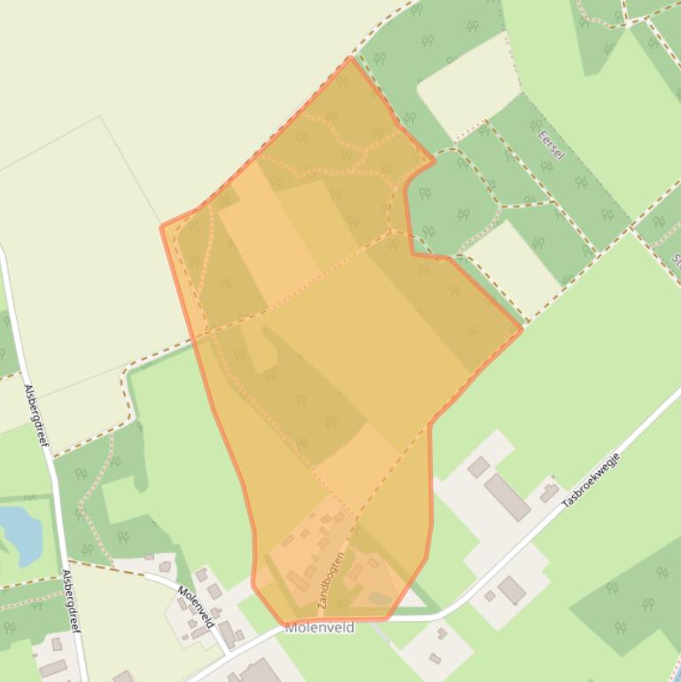 Kaart van postcodegebied 5521NR.