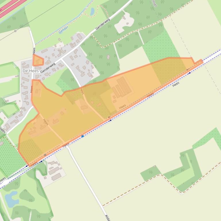 Kaart van postcodegebied 5521NW.